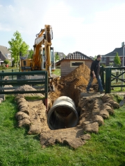 Aanleg van de tunnel